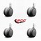 Service Caster 3'' Gray Heavy Duty Floor Safe Twin Wheel Caster 3/8'' Threaded Stem , 4PK SCC-TS02S75-TPR-GRY-381610-4 - alternate 2